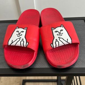 Rip n Dip - Red Slides size US Mens 10